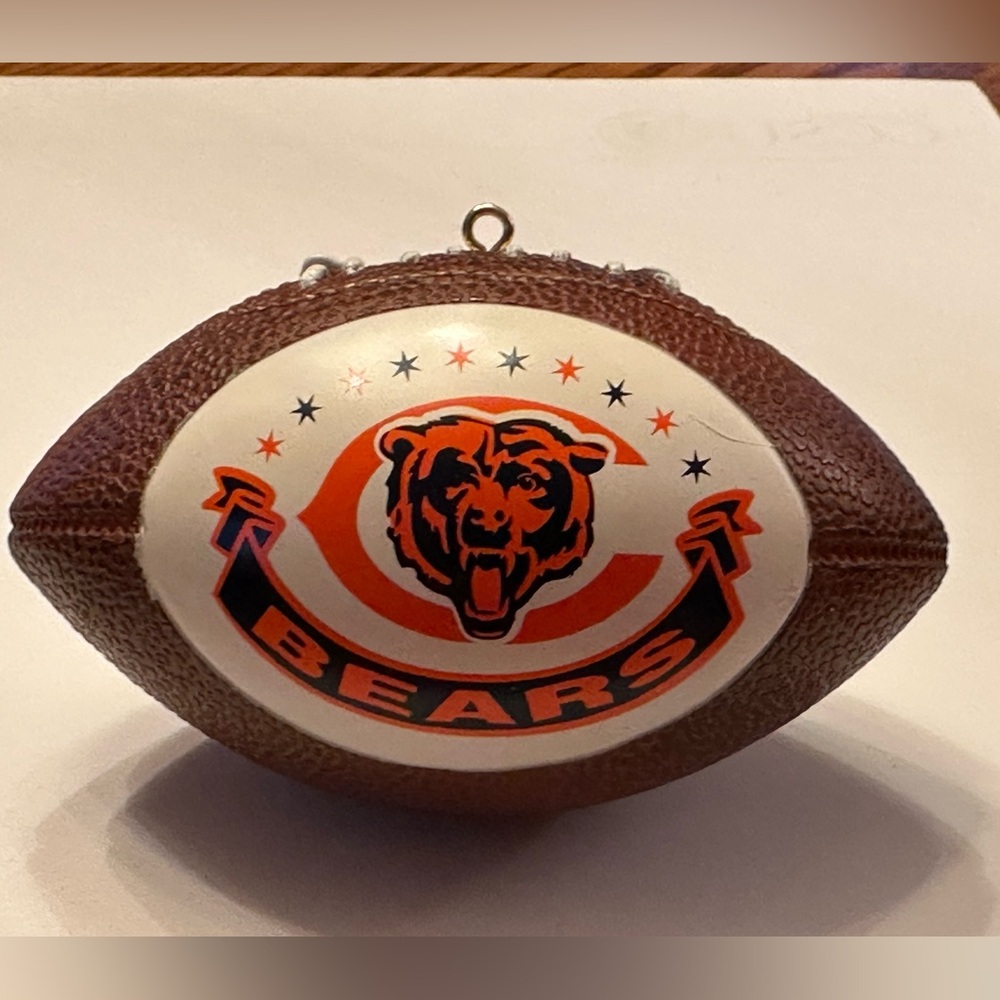 Chicago Bears Football Ornament
